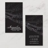 Muzieksymfonie neemt kennis van Song Singing Artis Visitekaartje (Voorkant / Achterkant)