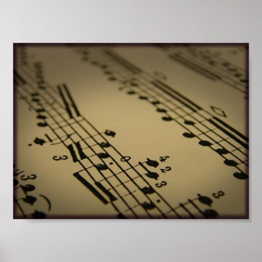 Muziektaal Poster (Voorkant)