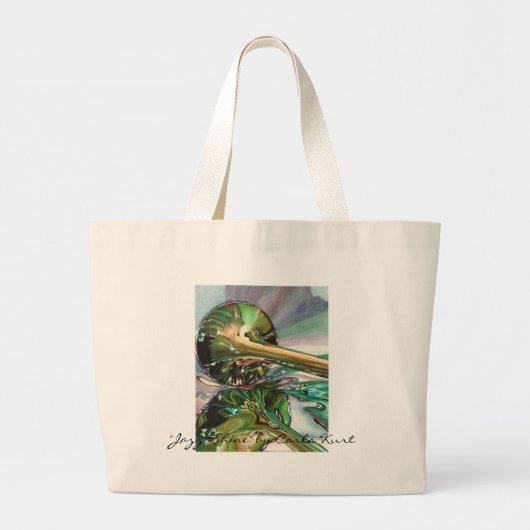 Muziektas Grote Tote Bag (Voorkant)