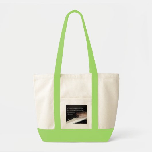 Muziektas Tote Bag (Voorkant)