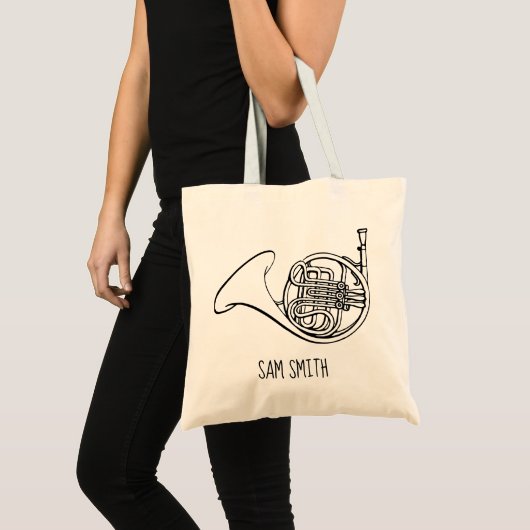Muziektas van Horn brass Tote Bag (Voorkant (product))