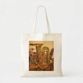 Muziektas van Tuba brass Tote Bag