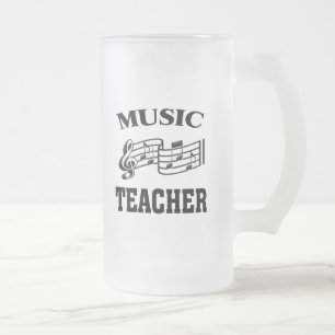 MUZIEKTEACHER MATGLAS BIERPUL
