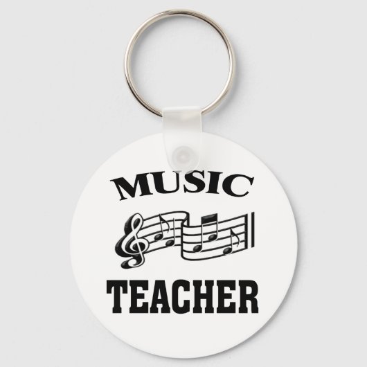 MUZIEKTEACHER SLEUTELHANGER (Voorkant)