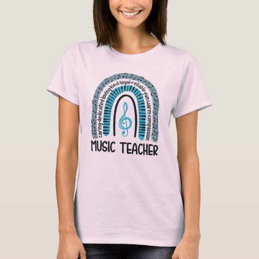 MUZIEKTEACHER T-SHIRT (Voorkant)