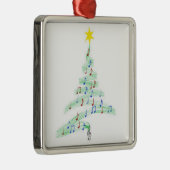 **MUZIEKTEKENS CHRISTMAS TREE * * ORNAMENT (Rechts)
