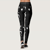 **MUZIEKTEKENS** LEGGINGS (Achterkant)