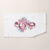 Muziektekiemen met Sakura bloemen Bad Handdoek (Handdoek)