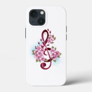Muziektekiemen met Sakura bloemen Case-Mate iPhone Case
