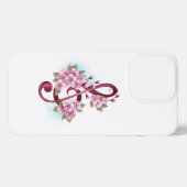 Muziektekiemen met Sakura bloemen iPhone Hoesje (Achterkant horizontaal)