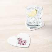 Muziektekiemen met Sakura bloemen Kartonnen Onderzetters (Insitu)