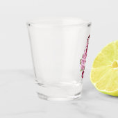 Muziektekiemen met Sakura bloemen Shot Glas (Links)