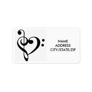 ***MUZIEKTEKST** ADRESETIKETTEN ETIKET