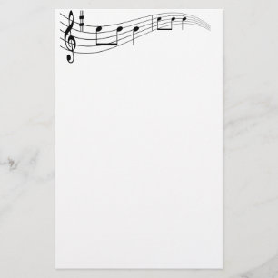 Muziektekst Briefpapier