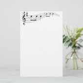 Muziektekst Briefpapier (Staand voorkant)
