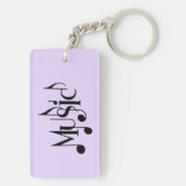 Muziektekst Sleutelhanger (achterkant)