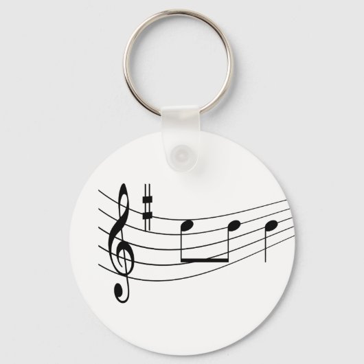 Muziektekst Sleutelhanger (Voorkant)