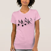 Muziektekst T-shirt (Voorkant)