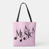 Muziektekst Tote Bag (Achterkant)