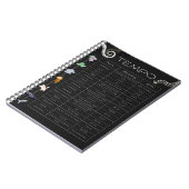 Muziektempo spiraal notebook notitieboek (Linkerzijde)