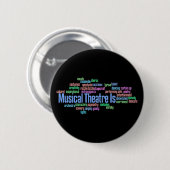 Muziektheater is Button (Voorkant /achterkant)