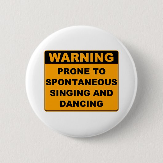 Muziektheater Ronde Button 5,7 Cm (Voorkant)