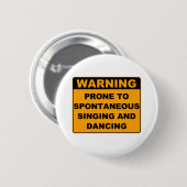 Muziektheater Ronde Button 5,7 Cm (Voorkant /achterkant)