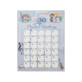 Muziekthema 30 Days Practice Challenge Notitieblok (Linkerzijde)