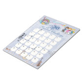 Muziekthema 30 Days Practice Challenge Notitieblok (Schuin)