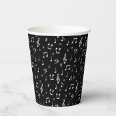 Muziekthema Papieren Bekers (Achterkant)