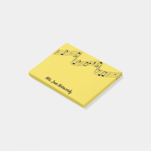 Muziekthema Plaats opmerkingen Post-it® Notes (Schuin)