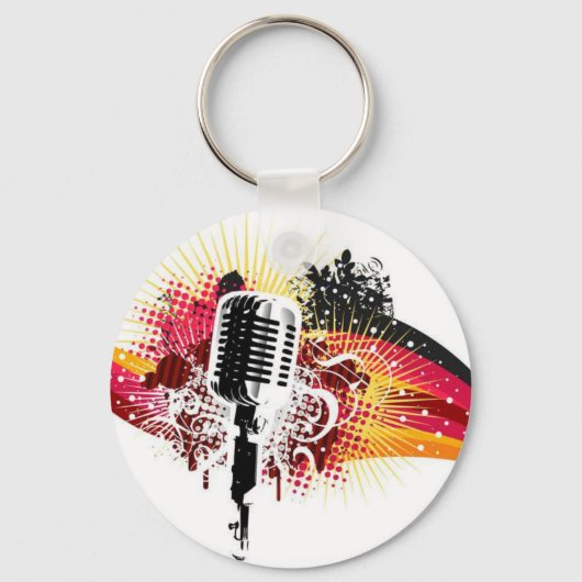 muziekthema sleutelhanger (Voorkant)