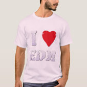 MUZIEKTHEME - GEWELDIGE IK HOOR VAN EDM - SHIRT (Voorkant)