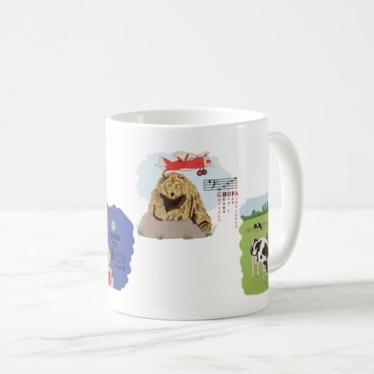 Muziektheorie Koffiemok (Voorkant rechts)