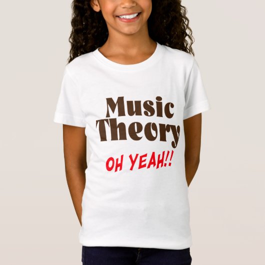 Muziektheorie Oh Ja T-shirt (Voorkant)