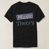 Muziektheorie T-shirt (Design voorkant)