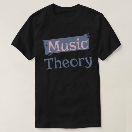 Muziektheorie T-shirt (Design voorkant)