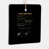 Muziektheorieafbeelding Keramisch Ornament (Rechts)