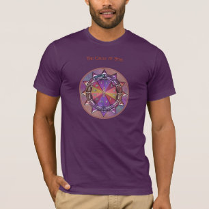 Muziektheoriecirkel van vijf mandala t-shirt