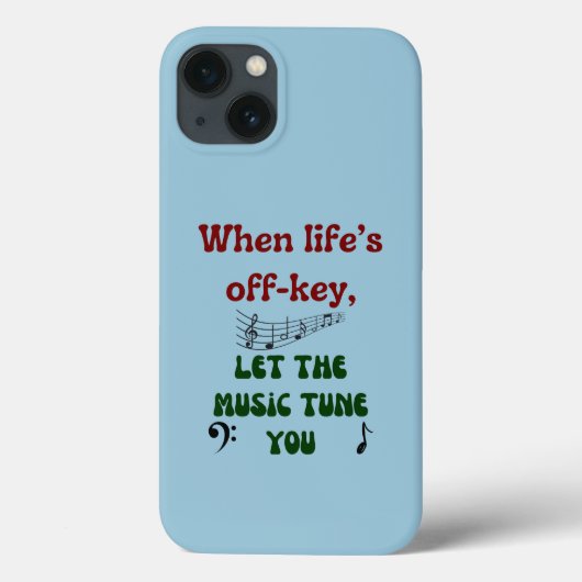 Muziektherapie Case-Mate iPhone Case (Achterkant)
