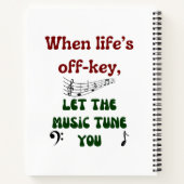 Muziektherapie Notitieboek (Achterkant)