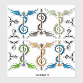 Muziektherapie Pictogram Set Sticker