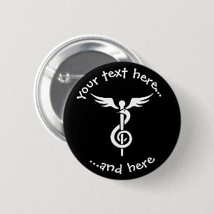 Muziektherapie Ronde Button 5,7 Cm