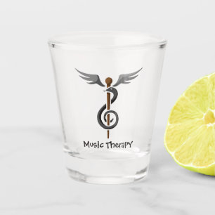 Muziektherapie Shot Glas