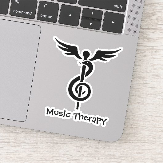 Muziektherapie Sticker (Detail)