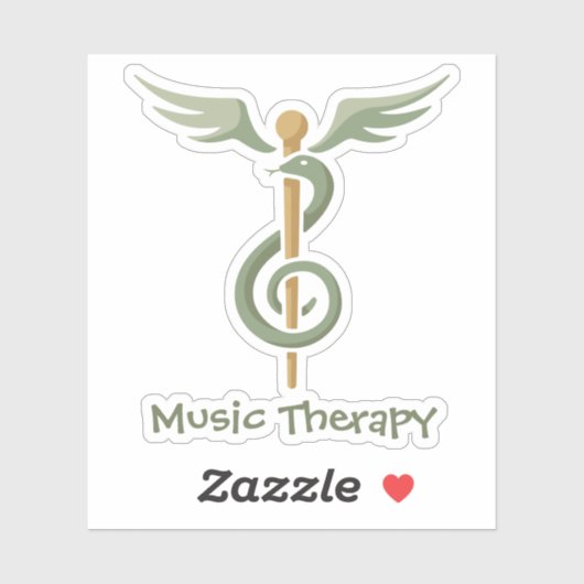 Muziektherapie Sticker (Vel)