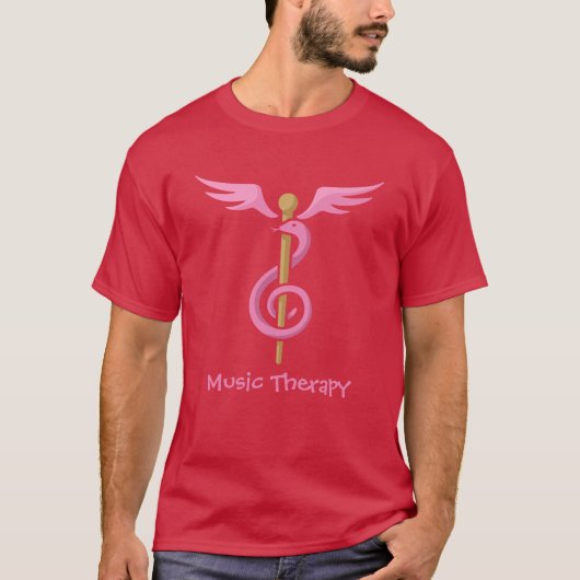Muziektherapie T-shirt (Voorkant)