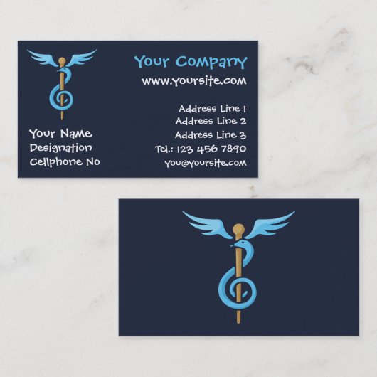 Muziektherapie Visitekaartje (Voorkant / Achterkant)