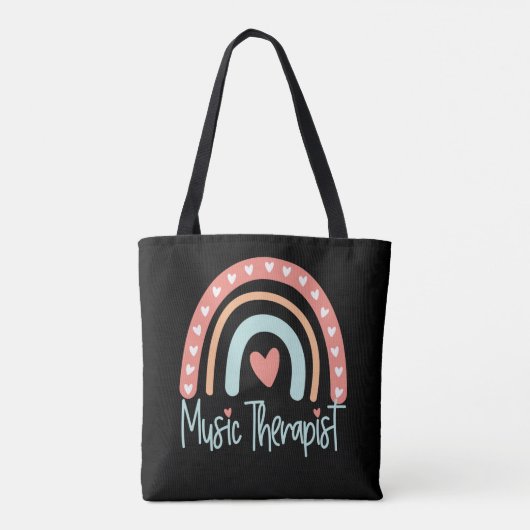 Muziektherapiesyclus Gift Afstuderen Tote Bag (Achterkant)
