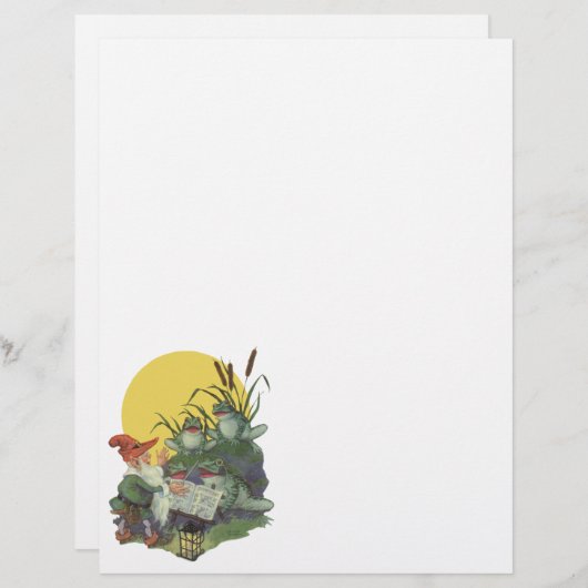  muziektijdschrift Hoesje Art, Etude Frog Choir (Voorkant / Achterkant)